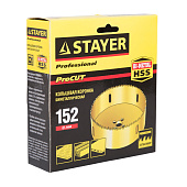  Коронка 152мм биметал.универсал./STAYER "PROFESSIONAL 