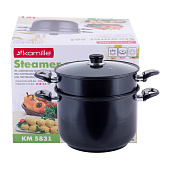 Пароварка 2-х уровневая O26см. из углеродистой стали 5831 Пароварка 2-х уровневая O26см. из углеродистой стали 5831