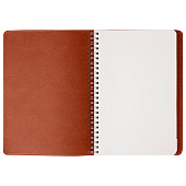 Бизнес-тетрадь на гребне А5 BRAUBERG Office PRO, 80л, под кожу, клетка, коричневая, 111044 Бизнес-тетрадь на гребне А5 BRAUBERG Office PRO, 80л, под кожу, клетка, коричневая, 111044