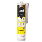 Герметик силиконовый Vetonit comfort sil 01 белый 280 мл Герметик силиконовый Vetonit comfort sil 01 белый 280 мл