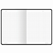  Блокнот с резинкой в клетку 96л, А5 145х203мм, твердая обложка, BRAUBERG, Minimal, 115532 