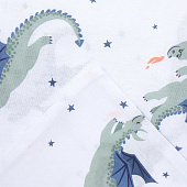 Комплект постельного белья Этель Happy dragon, детский, наволочка 50х70 см, бязь, 9910296 
