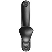 Крючок мебельный CAPPIO CLASSIC, однорожковый, цвет черный 9617925 Крючок мебельный CAPPIO CLASSIC, однорожковый, цвет черный 9617925