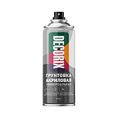 Аэрозольный грунт Черный DECORIX, 520 мл. Аэрозольный грунт Черный DECORIX, 520 мл.