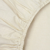  Простыня на резинке "Цвет Эмоций" 200х200х20, поплин, 100% хлопок (Бежевый) 