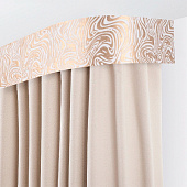  Карниз Глэдис 2х рядный с декор.планкой 70мм белый глянец 200см /Легранд 