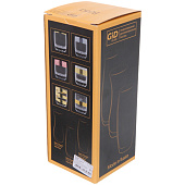  Ваза стеклянная 26см Маки  390-987 