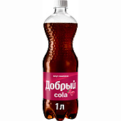  Газированный напиток Добрый Кола Малина 1,0л ПЭТ 