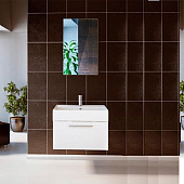 Тумба Compact 52 подвесная белая с раковинй Визит 55 ВТ.74.20 Wismart Тумба Compact 52 подвесная белая с раковинй Визит 55 ВТ.74.20 Wismart