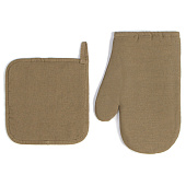 Кухонный набор 2 предмета Этель ECO цвет оливковый Кухонный набор 2 предмета Этель ECO цвет оливковый