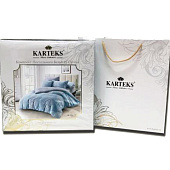  Комплект постельного белья 1,5 спальный Karteks сатин, КВ462 