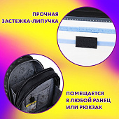 Папка для тетрадей Юнландия А5, пластик, 2 отделения, клапан на липучке, Extreme, 272190 Папка для тетрадей Юнландия А5, пластик, 2 отделения, клапан на липучке, Extreme, 272190