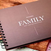 Фотоальбом "Family", brown (24,5 х 19 см) Фотоальбом "Family", brown (24,5 х 19 см)