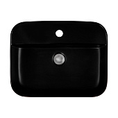 Раковина накладная Вега 500х395х140 черная матовая AQ5506-MB Aquatek