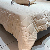  Покрывало 200х220 стеганое Вивальди крем брюле 