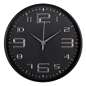 Часы настенные круг d=30см, корпус чёрный, "Классика", "Рубин" 3015-003 Часы настенные круг d=30см, корпус чёрный, "Классика", "Рубин" 3015-003