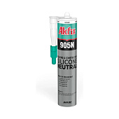 Силикон нейтральный Белый Akfix 905N,310 мл. Силикон нейтральный Белый Akfix 905N,310 мл.