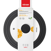 Универсальная крышка с силиконовым ободом, 20/22/24 см, NADOBA, серия EMA 755012 Универсальная крышка с силиконовым ободом, 20/22/24 см, NADOBA, серия EMA 755012