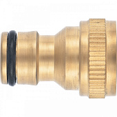 Адаптер латунный, 1/2", внутренняя резьба// PALISAD , 66271 Адаптер латунный, 1/2", внутренняя резьба// PALISAD , 66271