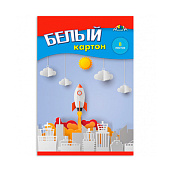  Картон белый А5 8л с2800-08 