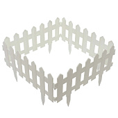 Ограждение Палисадник белый 1,9м Ограждение Палисадник белый 1,9м