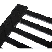 Решетка водоприемная Gidrolica Standart щелевая чугунная, кл. С250 500x136x13мм Решетка водоприемная Gidrolica Standart щелевая чугунная, кл. С250 500x136x13мм