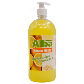 Жидкое мыло ALBA Цитрусовая фантазия с дозатором 1л Жидкое мыло ALBA Цитрусовая фантазия с дозатором 1л