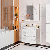 Зеркало-шкаф Марбл 65.00 мрамор/камень бетонный Универсальный Зеркало-шкаф Марбл 65.00 мрамор/камень бетонный Универсальный