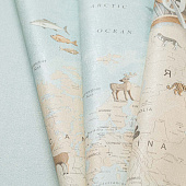  Обои 1.06х10м Атлас арт.11119-03 Серо-бежевый /Артекс 