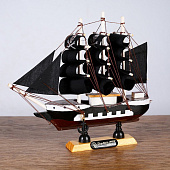 Корабль «Ариадна», 20х5х19см, черные паруса 4415138 Корабль «Ариадна», 20х5х19см, черные паруса 4415138