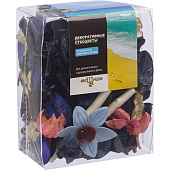  Набор сухоцветов из натуральных материалов с ароматом морского бриза, 95х60х120 мм 
