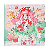 Записная книжка подарочная А6 132 л,цветной блок, с хлястиком на магните,обл.пвх,Аниме МИКС 9669008 Записная книжка подарочная А6 132 л,цветной блок, с хлястиком на магните,обл.пвх,Аниме МИКС 9669008