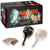 Игра "Мафия. Набор подарочный в коробке" (20 карт, 10 пластиковых масок) Игра "Мафия. Набор подарочный в коробке" (20 карт, 10 пластиковых масок)