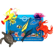 Набор Морские обитатели, 5 шт + аксессуары, 28х27 cм, 9953 Набор Морские обитатели, 5 шт + аксессуары, 28х27 cм, 9953