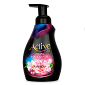 Пенка для рук Active Черный бриллиант с глицер дозатор 500мл Пенка для рук Active Черный бриллиант с глицер дозатор 500мл