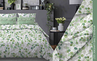  Комплект постельного белья Бояртекс Эвкалипт, полуторный, бязь, 288, зеленый 
