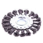 Щетка плоская для УШМ 100 мм,пос. 22.2 мм,круч. пров.0.5 мм Matrix Щетка плоская для УШМ 100 мм,пос. 22.2 мм,круч. пров.0.5 мм Matrix