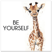  Картина на холсте BE Yourself, 8233032, 30х30 