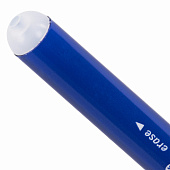  Ручка стираемая гелевая BRAUBERG "REWIND", + 5 стержней, синяя, линия 0,35мм, 144096 