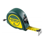 Рулетка 8мх25мм, ударостойкий корпус, противоскользящее покрытие, KRAFTOOL GRAND Рулетка 8мх25мм, ударостойкий корпус, противоскользящее покрытие, KRAFTOOL GRAND