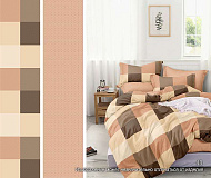 Комплект постельного белья Luxor, семейный, поплин, 48 A/B Комплект постельного белья Luxor, семейный, поплин, 48 A/B