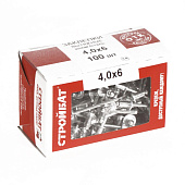 Заклепка алюм/сталь 4,0х 6 (100шт) Стройбат Заклепка алюм/сталь 4,0х 6 (100шт) Стройбат