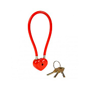  Замок навесной Сердце ВС 2-28 А с гибкой дужкой ЧАЗ 