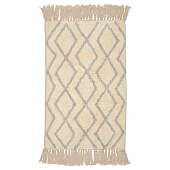  Коврик для ванной 50х80 серый хлопок 65882 