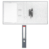  Папка-регистратор А4 ErichKrause Colors, разборная, 50 мм, этикетка, кант серая, 18419 