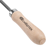  Напильник, 150 мм, круглый, деревянная ручка// Сибртех 