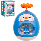  Игрушка Неваляшка Elefantino Цыпленок,можно играть в ванне Размер: 10х10х2см 