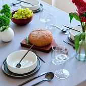  Скатерть (лен) 136х180 Этель ECO серый 9631121 