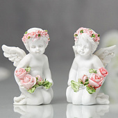 Фигурка полистоун "Ангел с бутонами роз" МИКС 5,8х3,3х3,7 см 1541450 Фигурка полистоун "Ангел с бутонами роз" МИКС 5,8х3,3х3,7 см 1541450