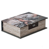  Шкатулка-книга с кодовым замком, L15,5 W6,5 H22 см, 804186 